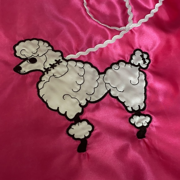 Poodle skirt in bright pink with stretchy waist - Picture 4 of 7